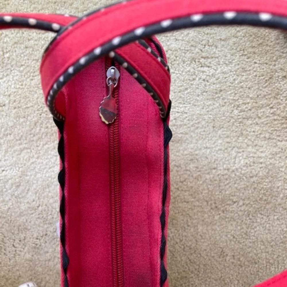 Lulu Guinness "Flamingo Dancers" Handle Bag💃 - Picture 7 of 11